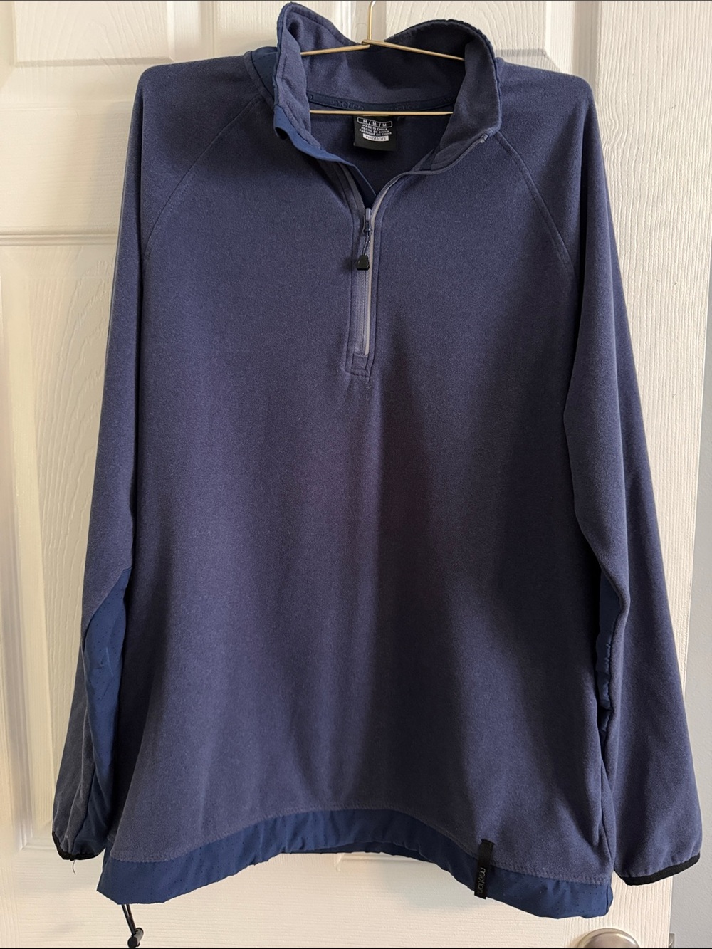 Motion Men's Trailcool QuarterZip Lightweight Fleece - Navy - Size M